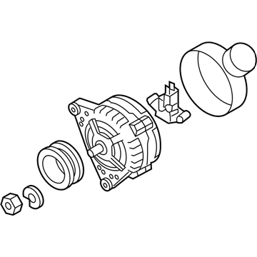2008 Volkswagen Passat Alternator - 021-903-026-LX