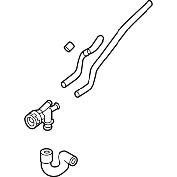 Volkswagen Intercooler Hose - 5QM-122-101-AE