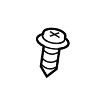 Volkswagen N-909-302-01 Release Handle Screw