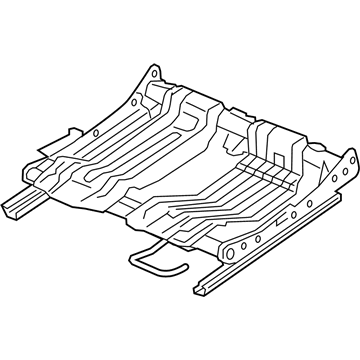 Volkswagen 7P0-885-103-F Cushion Frame