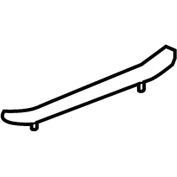 Volkswagen 1K4-853-539-B-9B9 Rear Sill Plate