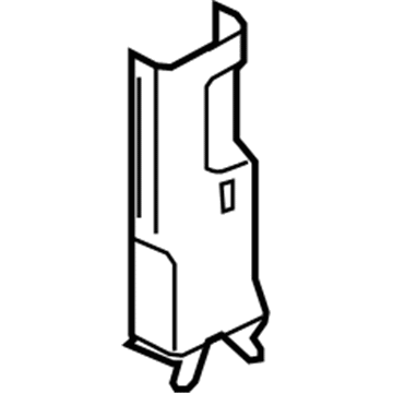 Volkswagen Rabbit Pillar Panels - 1K4-867-297-F-3U6