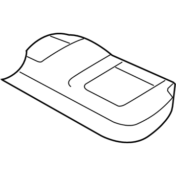 Volkswagen Beetle Seat Cushion Pad - 1C0-885-375-E