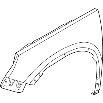Volkswagen Tiguan Fender - 5N0-821-105-A