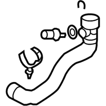 2007 Volkswagen Passat Radiator Hose - 3C0-122-051-BD