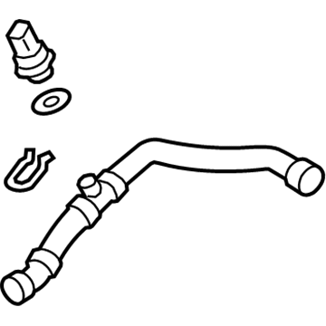Volkswagen Touareg Radiator Hose - 7P6-122-051-D