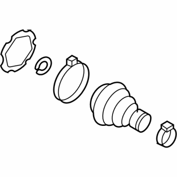 Volkswagen CV Joint Boot - 3QF-598-201-B