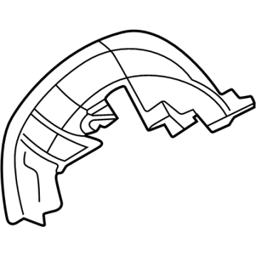 Volkswagen Taos Fender Splash Shield - 2GJ-810-971-A