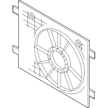 Volkswagen Cooling Fan Shroud - 1EA-121-205