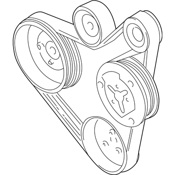 Volkswagen Golf Drive Belt - 06A-260-849-B