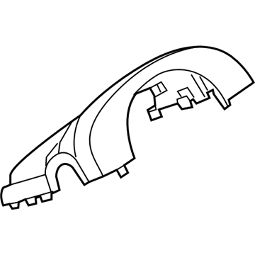 Volkswagen Jetta Steering Column Cover - 5C6-858-560-82V