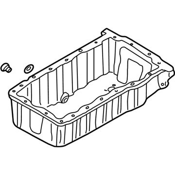 Volkswagen Oil Pan - 06B-103-601-CH