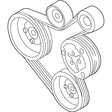 Volkswagen Golf Drive Belt - 06A-145-933-D