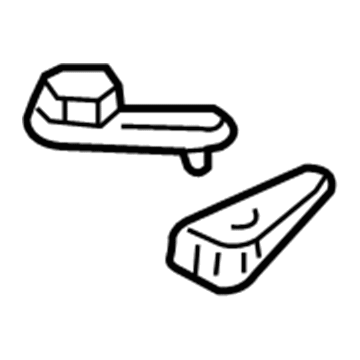 Volkswagen 1J1-898-001 Lever Assembly