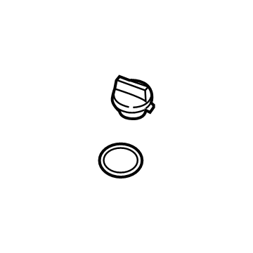 Volkswagen Oil Filler Cap - 06Q-103-485-D