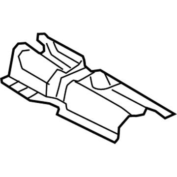 Volkswagen Tiguan Exhaust Heat Shield - 5QA-825-613-E