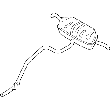 Volkswagen Tiguan Muffler - 5NN-253-609-G