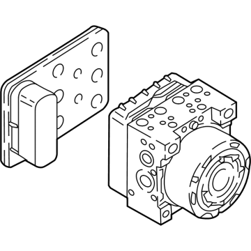 Volkswagen ABS Control Module - 3QG-614-517-J-BEF