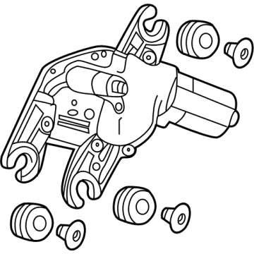 Volkswagen Windshield Wiper Motors - 3CM-955-711