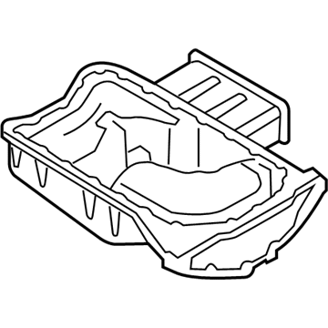 Volkswagen Touareg Oil Pan - 022-103-601-P