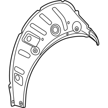 Volkswagen Golf R Fender Splash Shield - 5H6-810-004