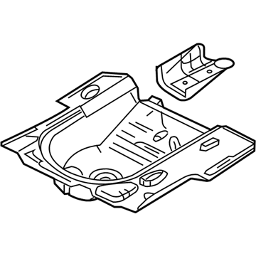 Volkswagen Jetta Floor Pan - 1J5-813-114