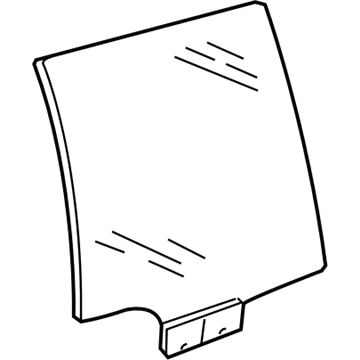 Volkswagen 3D7-845-025-E Door Glass