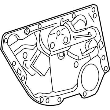 Volkswagen Phaeton Window Regulator - 3D7-839-461-L