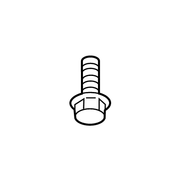 Volkswagen N-909-590-03 Reinforcement Beam Lower Bolt