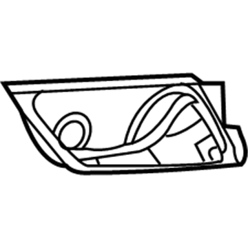 Volkswagen Routan Interior Door Handle - 7B0-837-020-A-DK5