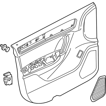 Volkswagen 7P1-867-013-BG-Y0W Door Trim Panel