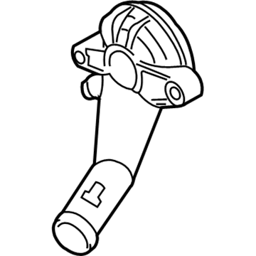 Volkswagen Thermostat Housing - 07K-121-121-B