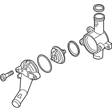 Volkswagen 07K-121-115-C Thermostat Unit
