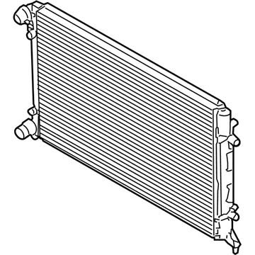 Volkswagen Jetta Radiator - 1K0-121-251-CJ