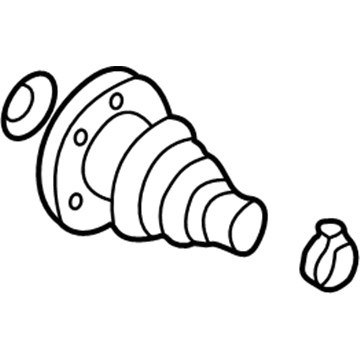 Volkswagen CV Joint Boot - 321-498-201-E