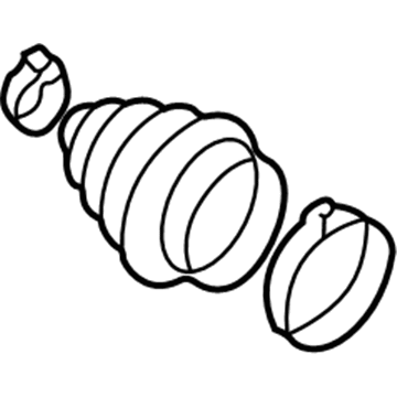 Volkswagen CV Joint Boot - 191-498-203