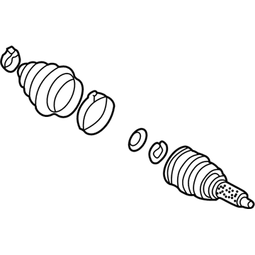 Volkswagen Rabbit Axle Shaft - 171-498-099