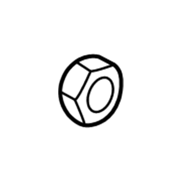 Volkswagen N-104-355-08 Lower Support Nut