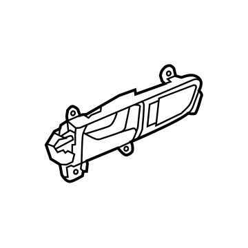 Volkswagen Interior Door Handle - 561-837-020-D-ADQ