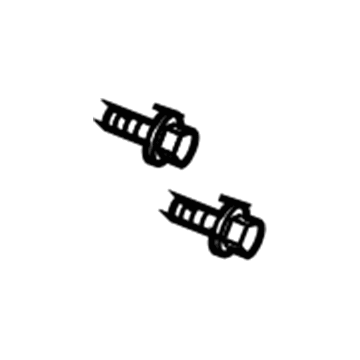 Volkswagen Jetta Battery Hold Downs - N-019-533-10