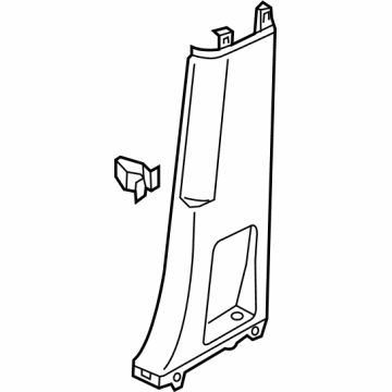 Volkswagen Atlas Cross Sport Pillar Panels - 3CN-867-291-B-82V