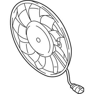 Volkswagen Taos Cooling Fan Assembly - 5QN-959-455-A
