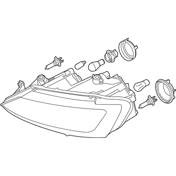 Volkswagen Jetta Headlight - 5C7-941-005