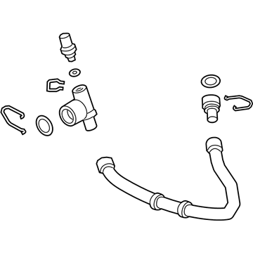 Volkswagen Arteon Radiator Hose - 3Q0-122-051-N