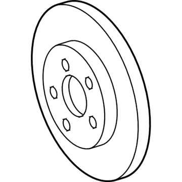 Volkswagen Routan Brake Disc - 7B0-615-301-C