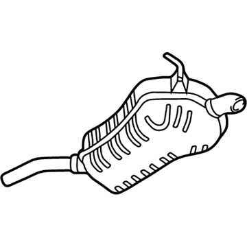 Volkswagen Passat Muffler - 3B0-253-609-J