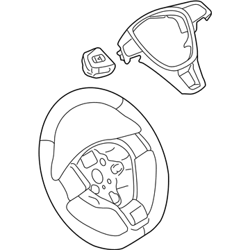 Volkswagen e-Golf Steering Wheel - 5G0-419-091-GA-E74