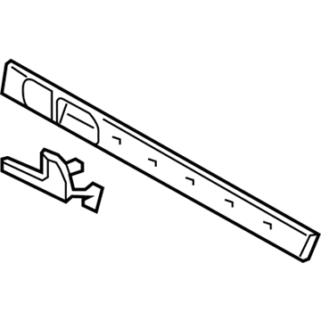 Volkswagen Touareg Door Moldings - 7L6-867-085-B-4V7