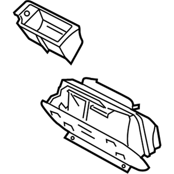 Volkswagen 7L6-857-977 Storage Compart