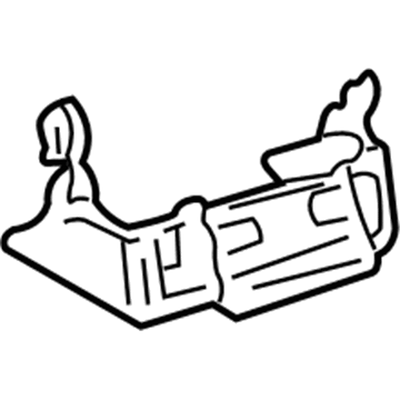 Volkswagen 701-857-243-A-E91 Center Bracket